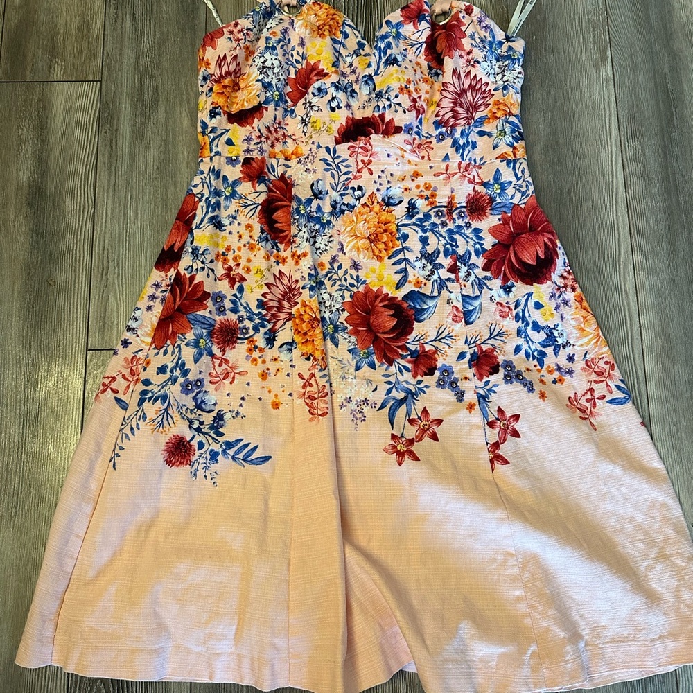 Guess Blush Pink Strapless Dress